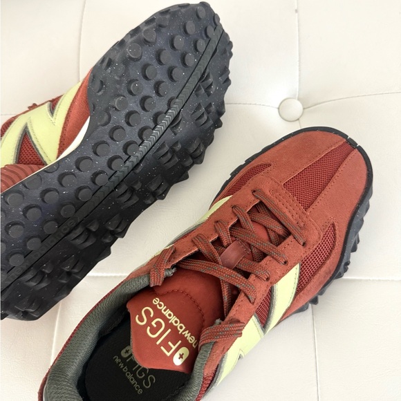 Figs New Balance Red and Green Sneakers - Picture 4 of 12